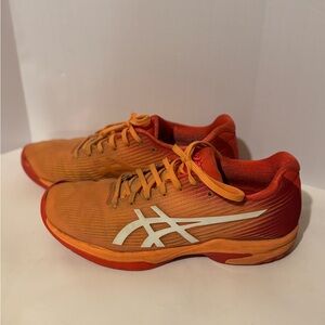 Asics Solution Speed Fiery Orange Sneakers